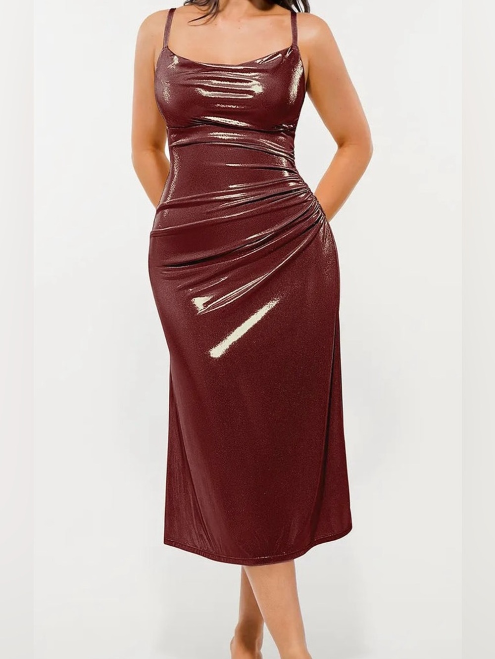 Sculpting Tummy Control Midi
Dress
